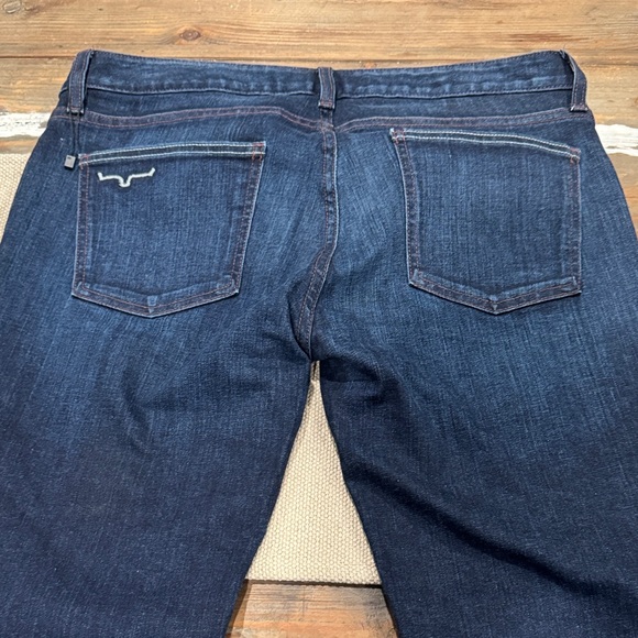 Kimes Ranch Women's Dark Blue Flare Jeans - Picture 2 of 3